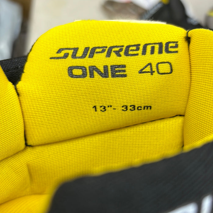 Used Bauer Supreme ONE 40 13” Gloves