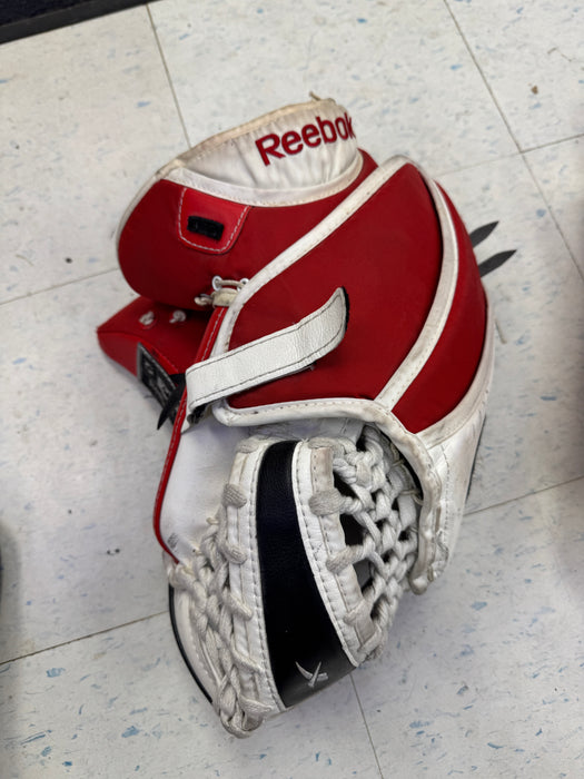 Used Reebok 18k Goalie Catcher Blocker Set