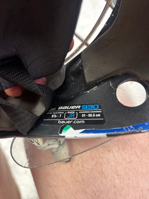 Used Bauer Profile 930 Junior Goal Mask