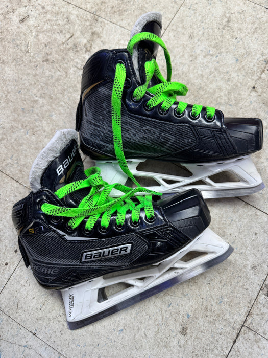 Used Bauer S27 Goalie Skates 1.5D