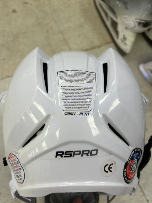 Used Warrior Covert RSPro Senior Player Helmet w/Cage