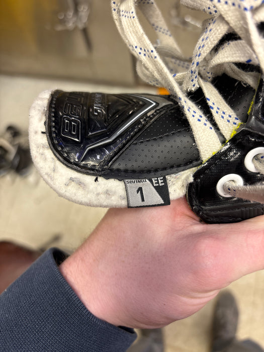 Used Bauer Supreme M50 Pro Size 1.0EE Skates