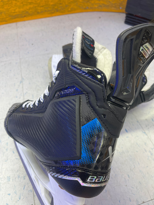Used Bauer Supreme SHADOW Maple Leafs Pro Stock - Philipe Myers - Size 9.5 Skates