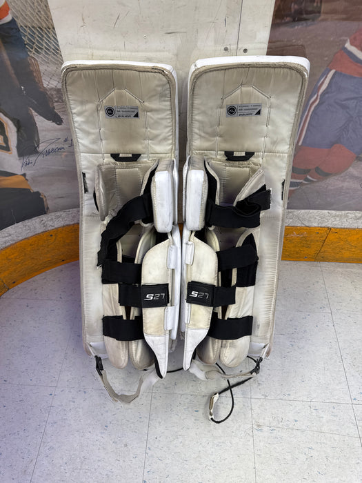 Used Bauer Supreme S27 Senior Extra Large Goalie Pads