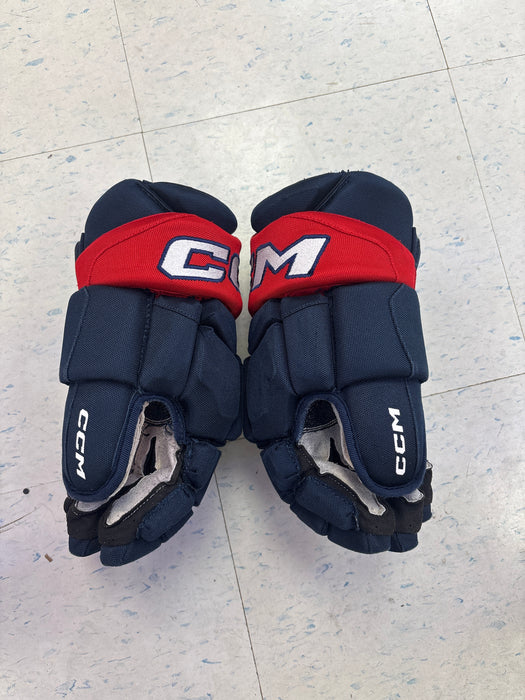 Used CCM HGJSCHLPP 14” Oshawa Generals ‘BUCKLEY’ Pro Stock Gloves