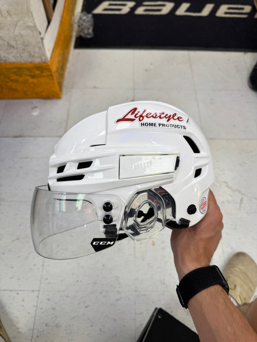 Used Pro Stock CCM SUPERTACKS X Helmet #18