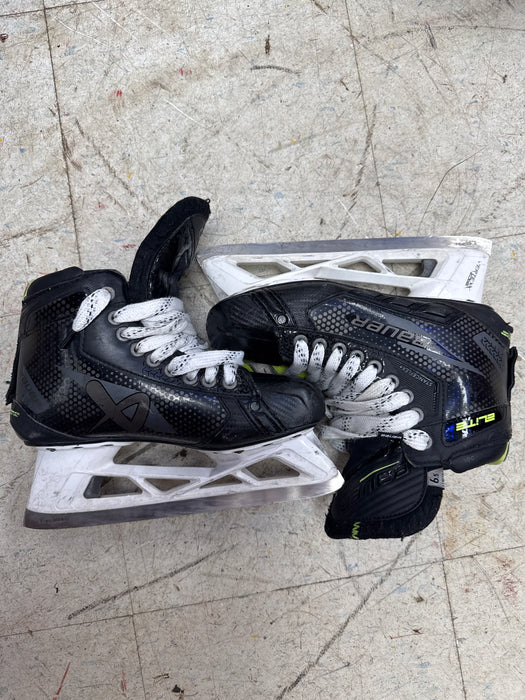 Used Bauer Elite Goalie Skates Size 6.5 Fit 2