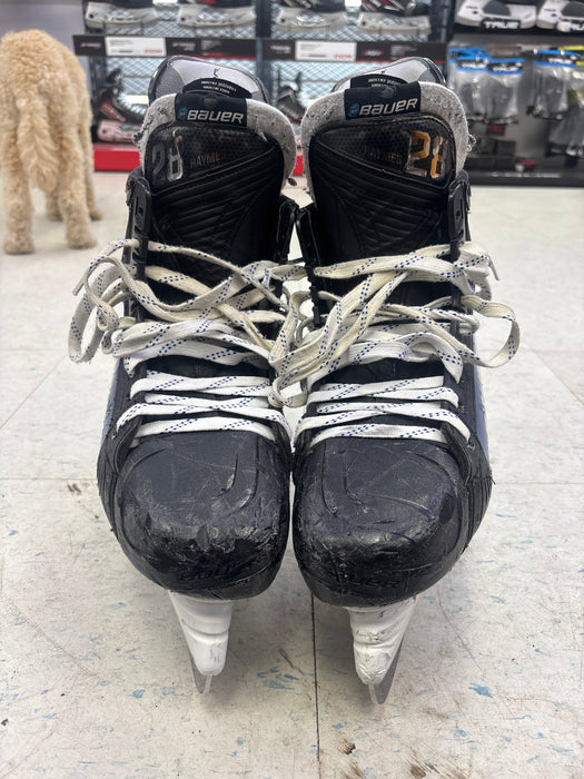 Used Pro Stock AHL Toronto Marlies Bauer Vapor Hyperlite 2 Size 9.5 Skates