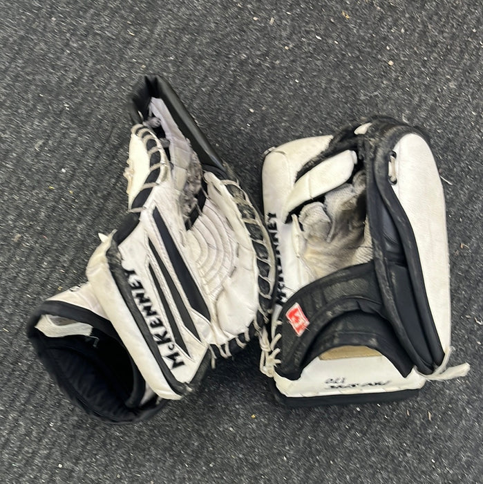 Used McKenney Pro Spec 170 Youth Catcher and Blocker Set