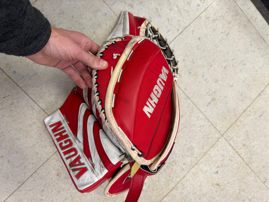 Used Vaughn PRO STOCK 'Uhelski' Goalie Catcher Senior