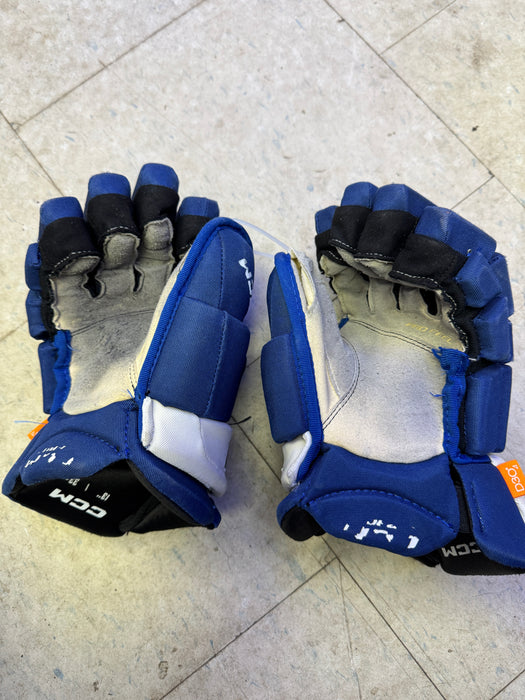 Used CCM NHL Leafs Hirvonen Pro Stock 13" Gloves