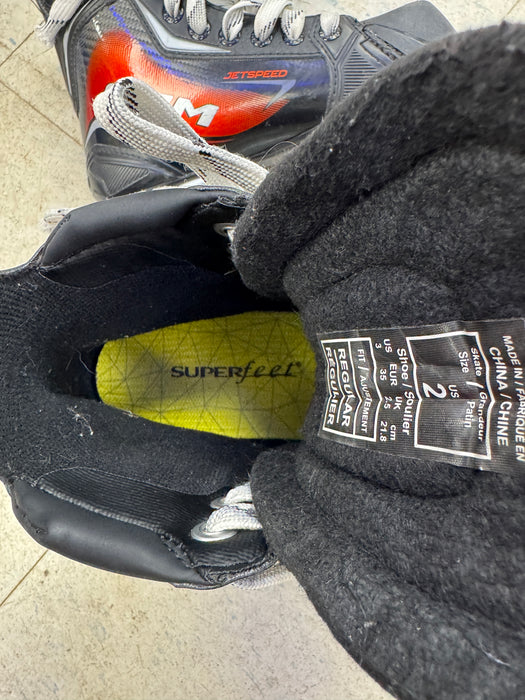 Used CCM Jetspeed FT860 Skates 2.0D Junior