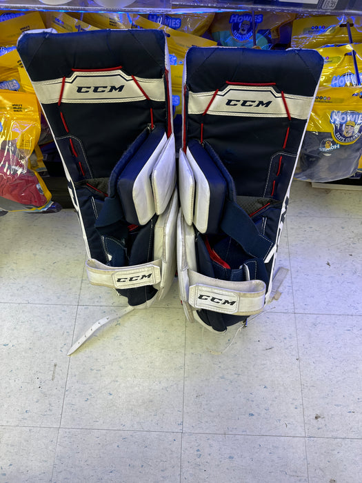 Used CCM 1.5 26+1 Goalie Leg Pads