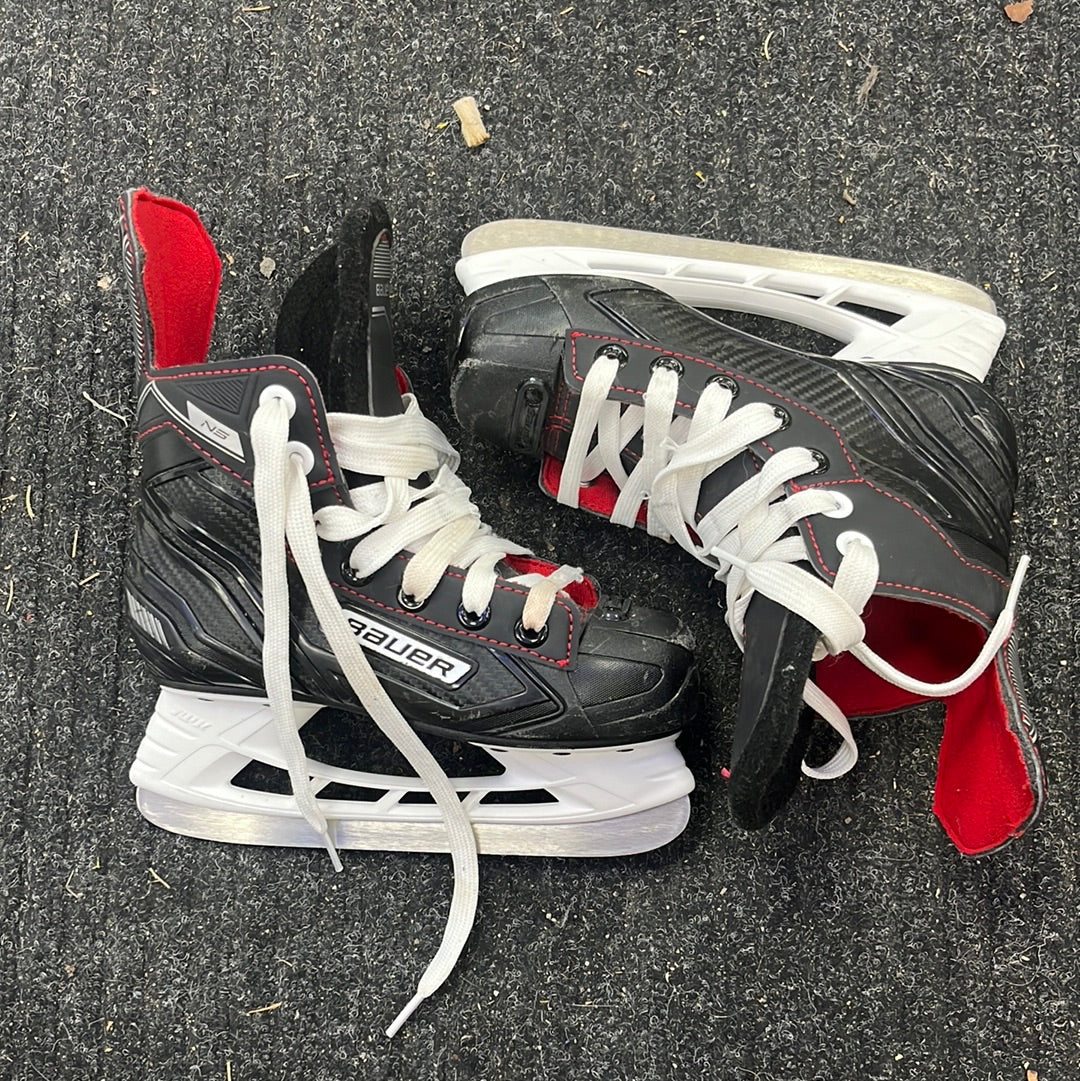 Used Bauer NS Size 12 Youth Player Skates — Crow's Sports Hockey