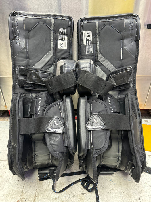 Used Bauer Supreme M5 Pro Goal Pads Intermediate X-Small