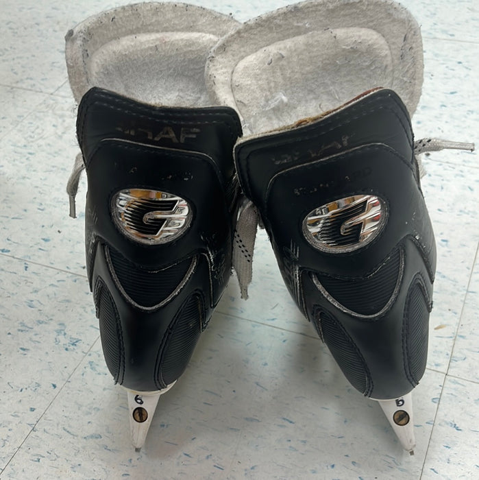 Used Graf Supra 709 Size 6 Player Skates