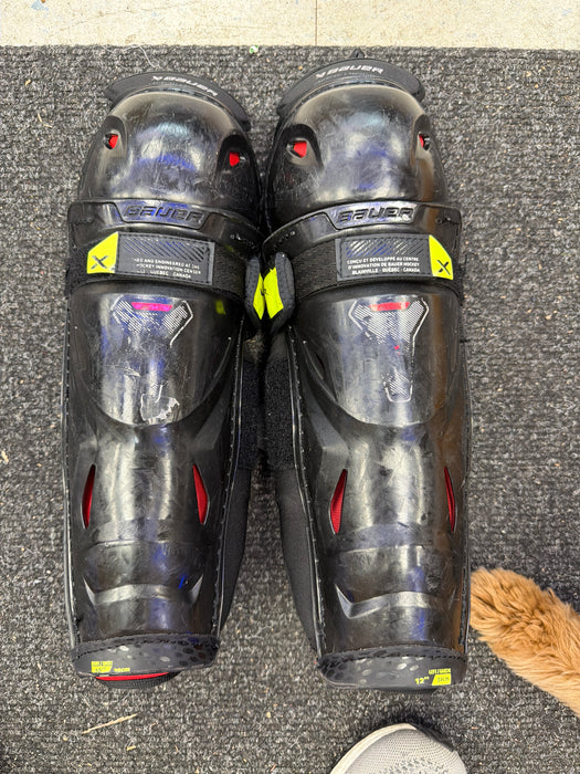Used Bauer Vapor 3x 12” Shin Guards