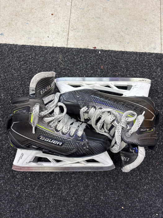 Used Bauer Elite Size 5.0 Fit 2 Goal Skates