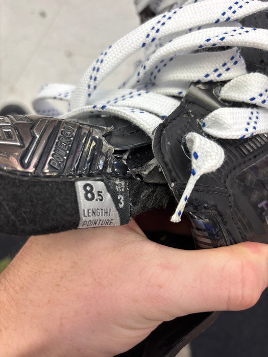 Used Bauer Supreme Mach Size 8.5 Fit 3 Skates