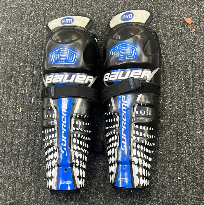 Used Bauer Supreme Pro 11” Shin Pads