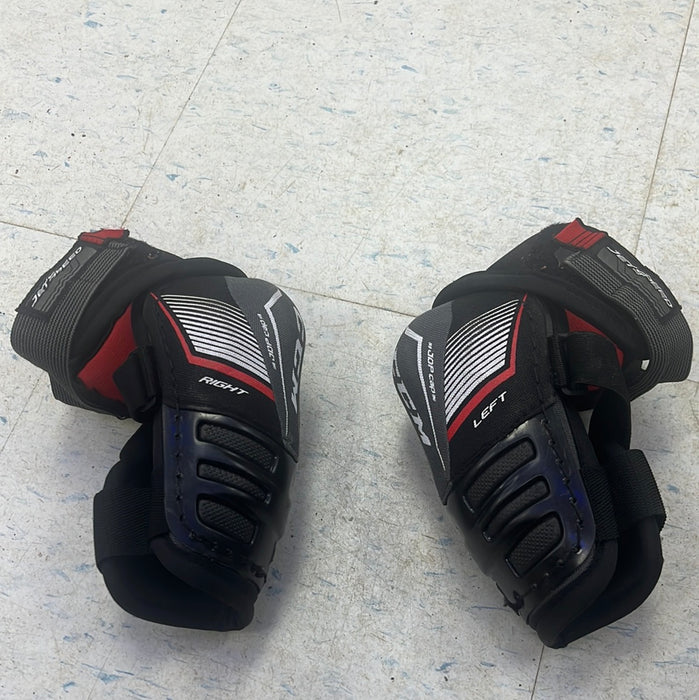 Used CCM JetSpeed FT370 Junior Medium Elbow Pads
