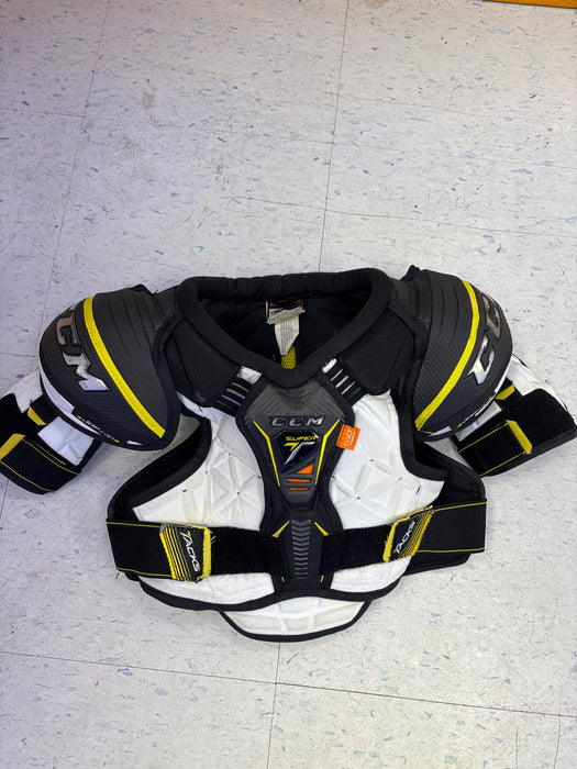 Used CCM Super Tacks Junior Medium Shoulder Pads