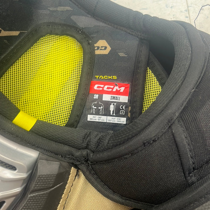 Used CCM Tacks ASV Senior Small Shoulder Pads