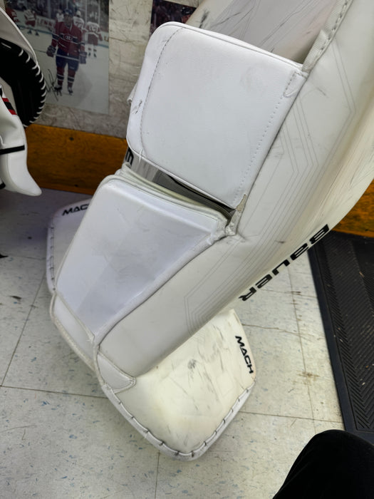Used Bauer Supreme Mach Leg Pads Senior Medium