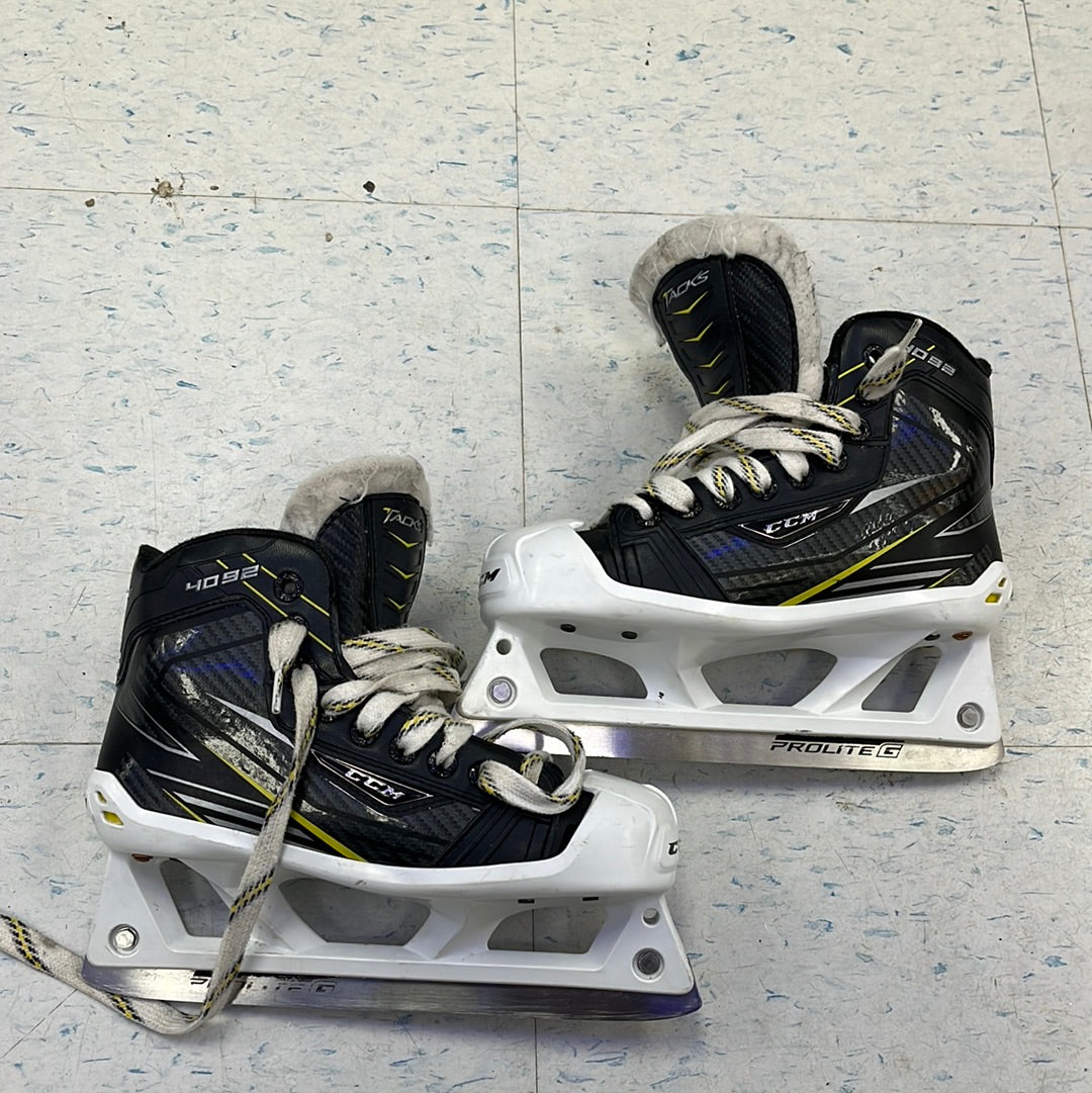 Used CCM Tacks 4092 3D Goalie Skates — Crow's Sports