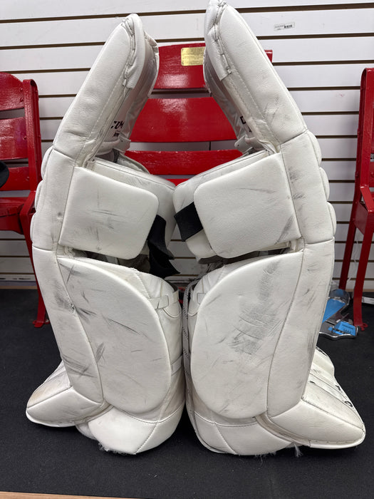 Used CCM Extreme Flex II 34+2” Goalie Leg Pads