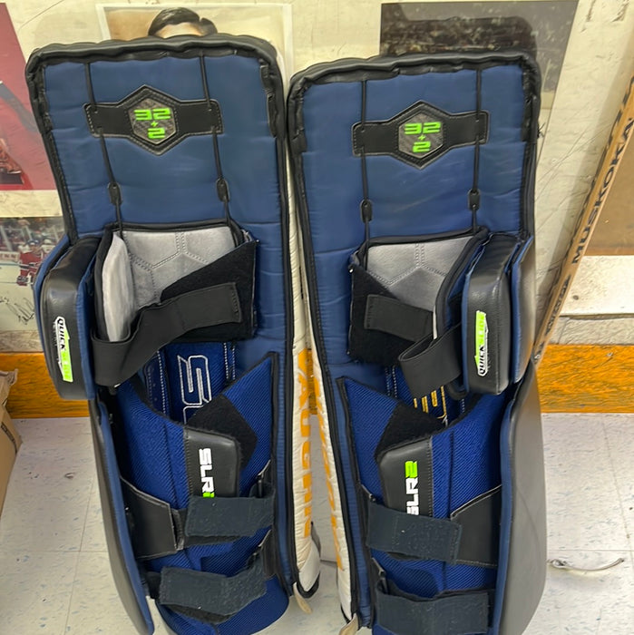 Used Vaughn SLR2 32+2 Goal Pads