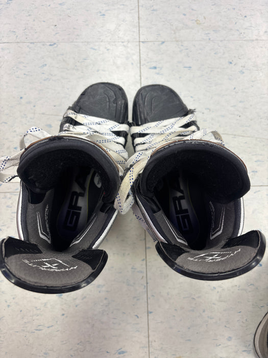 Used Bauer Vapor Hyperlite AHL Pro Stock Skates Size 7.5