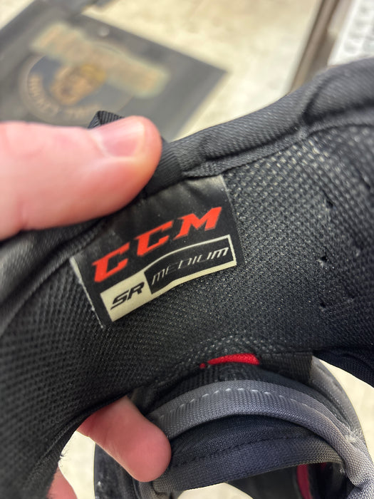 Used CCM QLT X-Tra Pro Senior Medium Elbow Pads