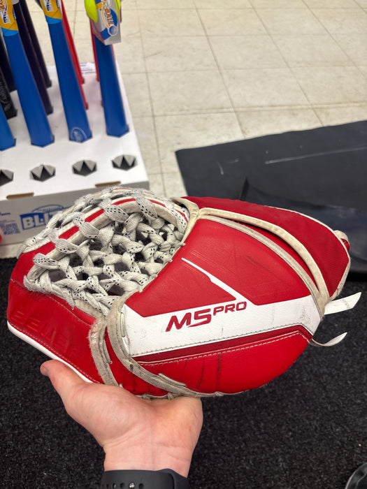 Used Bauer Supreme M5 Pro Intermediate Catcher and Blocker Set