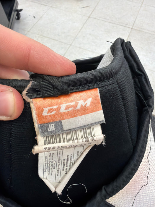 Used CCM LTP Junior Large Shoulder Pads