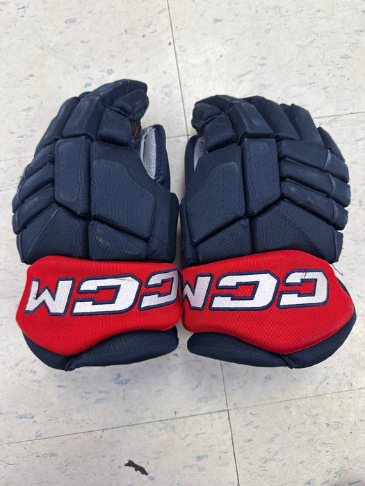 Used CCM HGJSCHL 14” Oshawa Generals Pro Stock Gloves