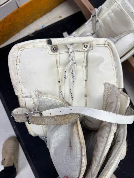 Used CCM Premier R1.5 Goalie Leg Pads 34" + 1"