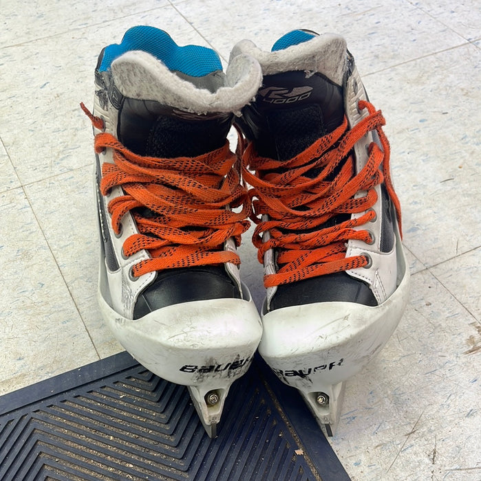 Used Bauer Reactor 4000 Size 4 Goal Skates