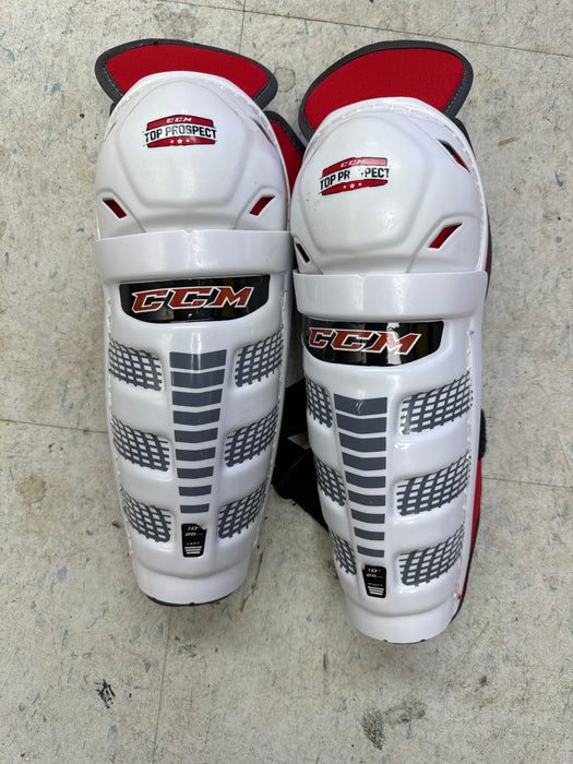 Used CCM Top Prospect 10” Shin Guards