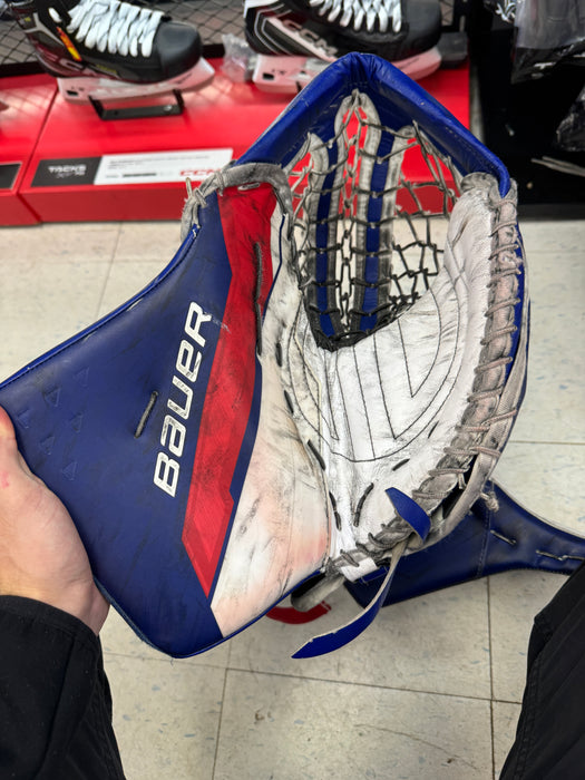 Used Bauer Supreme Shadow Goalie Set Pads Catcher Blocker Senior