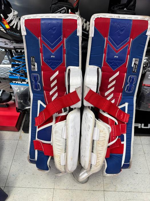Used Bauer Supreme Shadow Goalie Set Pads Catcher Blocker Senior