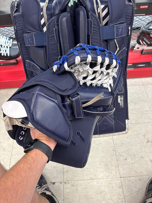 Used Pro Custom Bauer Shadow Goalie Set Pads/Catcher/Blocker