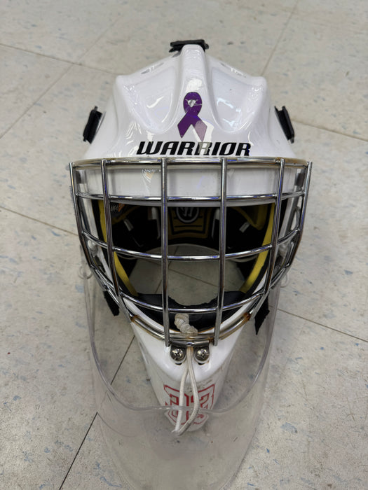 Used Warrior F1 E Senior Goal Mask