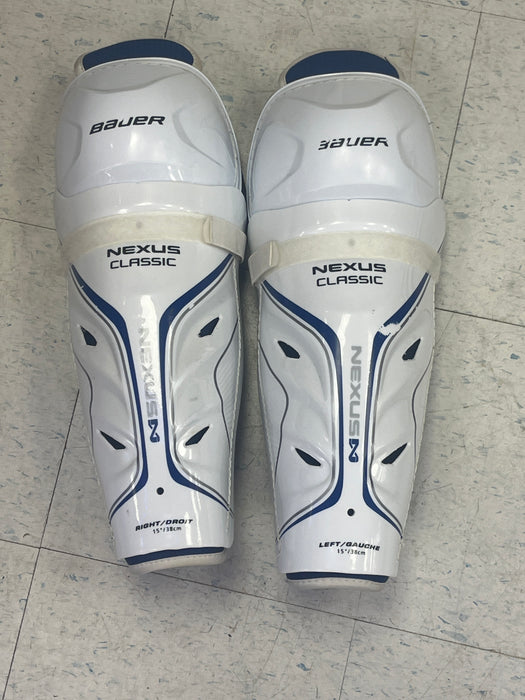 Used Bauer Nexus Classic 15" Shin Pads