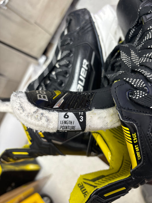 Used Bauer Supreme M4 Size 6.0 Fit 3 Intermediate Skates