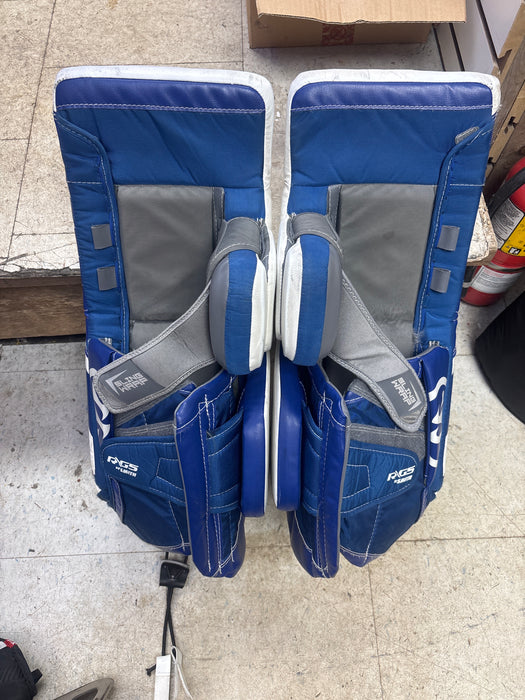 Used Warrior RG5 Goalie Leg Pad Size Junior 24+1”