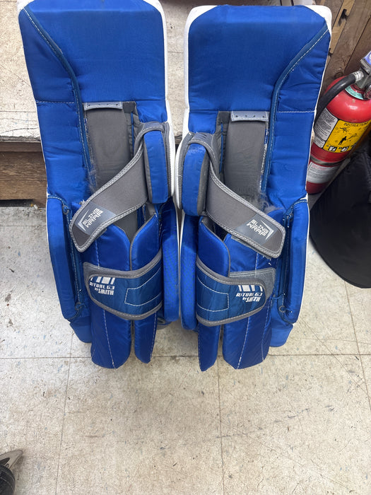 Used Warrior RG3 Goalie Leg Pads Youth 23+.05”