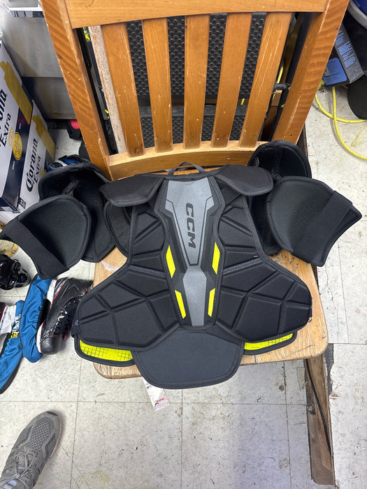 Used CCM Tacks XF80 Junior Large Shoulder Pads
