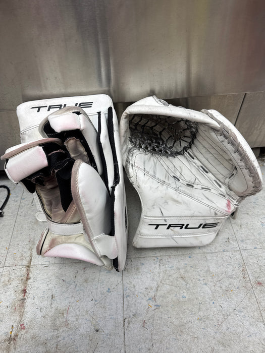 Used True Lefevre L87 Goalie Catcher and Blocker Pair Senior