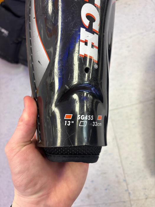 Used Itech Matrix Senior 13” Shin Guards